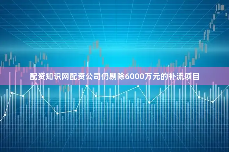 配资知识网配资公司仍剔除6000万元的补流项目