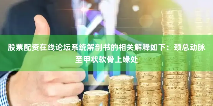 股票配资在线论坛系统解剖书的相关解释如下：颈总动脉至甲状软骨上缘处