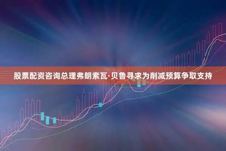 股票配资咨询总理弗朗索瓦·贝鲁寻求为削减预算争取支持